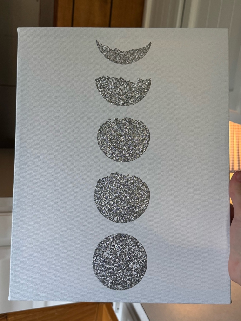 Moon Phase Canvas Wall Art